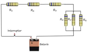 Circuito eléctrico mixto