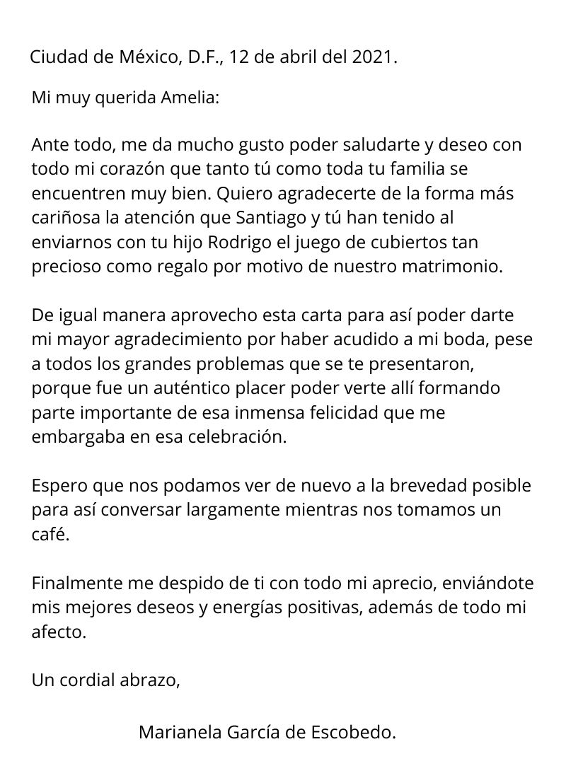 Carta de agradecimiento: qué es, cómo hacerla, ejemplo, formatos Carta de agradecimiento: qué es, cómo hacerla, ejemplo, formatos