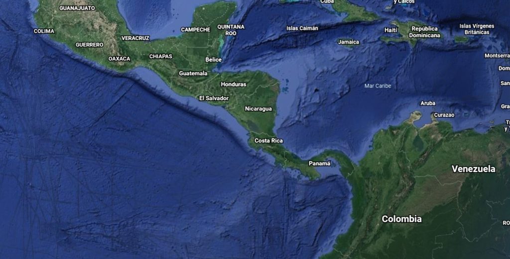 Mapas de América entera, Norte y Sur - Continente americano