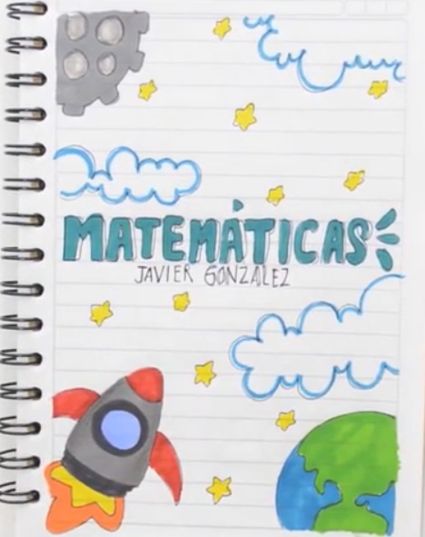 Portadas de matemáticas fáciles y bonitas - primaria y secundaria - ideas
