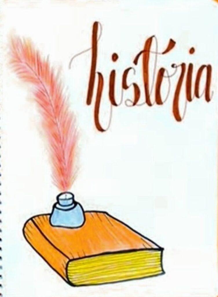 Portadas de historia, libretas, dibujos, primaria, secundaria