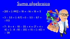 Suma algebraica