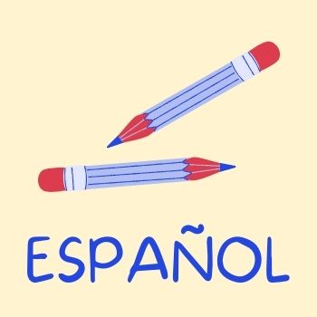 Portadas de español, libretas, dibujos, carátulas, primaria, secundaria