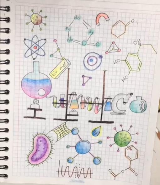  Portadas de química para cuadernos, ideas, dibujos, carátulas