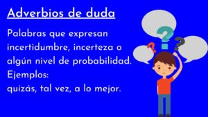 Adverbios de duda