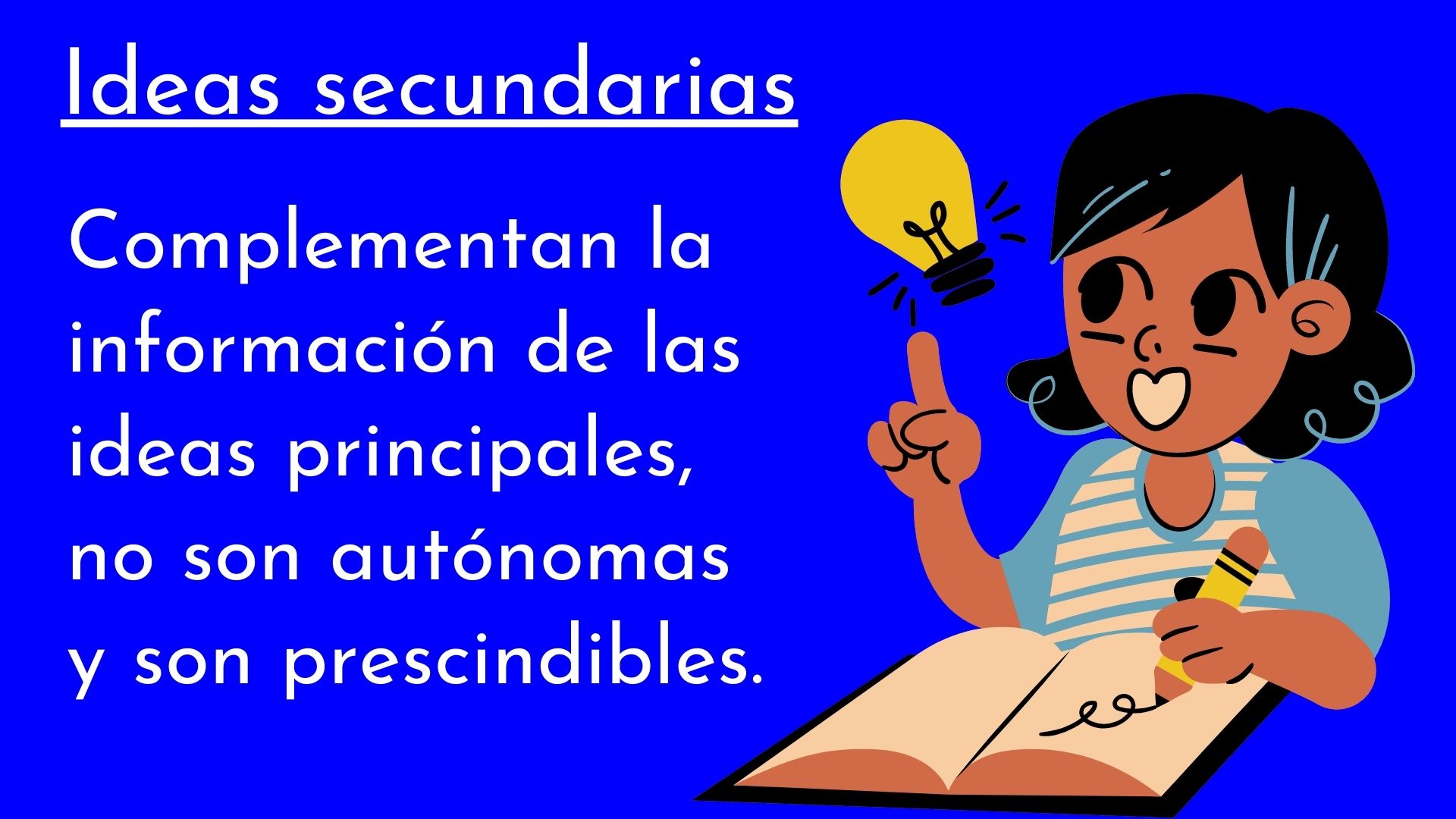 Que Son Las Ideas Secundarias De Un Texto - Printable Templates Free