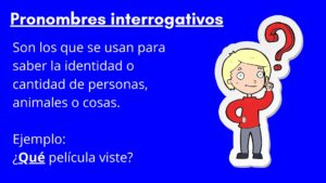 Pronombres interrogativos