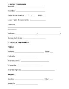 Ficha biopsicosocial