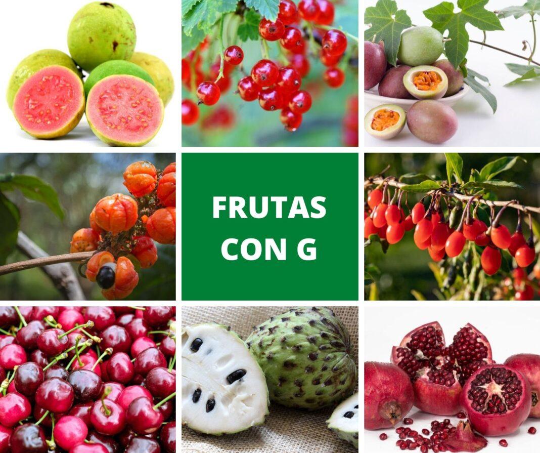 Lista de frutas que empiezan con G