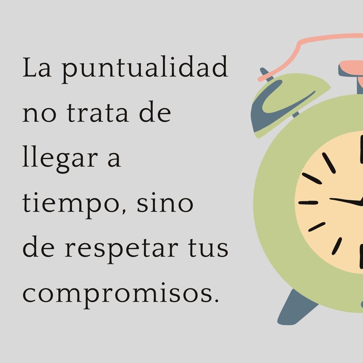 35 frases de puntualidad