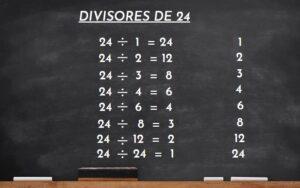 Divisores de 24